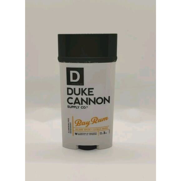 Duke Cannon Bay Rum Deodorant Aluminum Free Island Spice Citrus Musk NEW - Picture 1 of 2